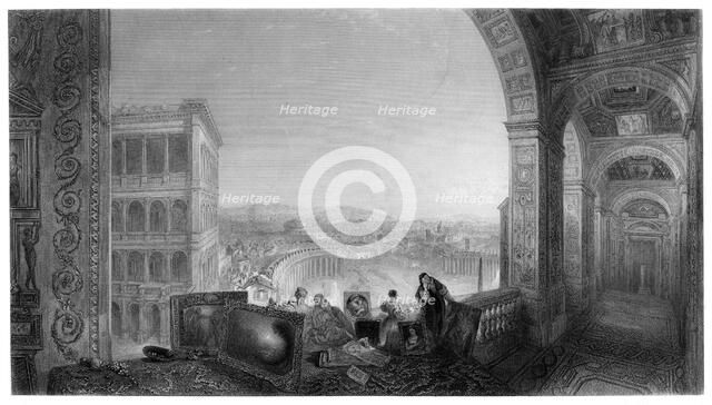 Rome, from the Vatican, late 19th century.Artist: A Willmore
