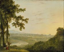 Rome from the Villa Madama, during or post 1753. Artist: Richard Wilson
