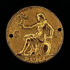 Rome Holding a Figure of Victory, 1513. Creator: Unknown