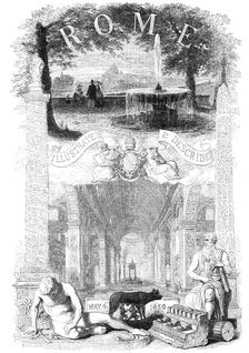 Rome, Illustrated and Described, May 4th, 1850. Creator: Unknown