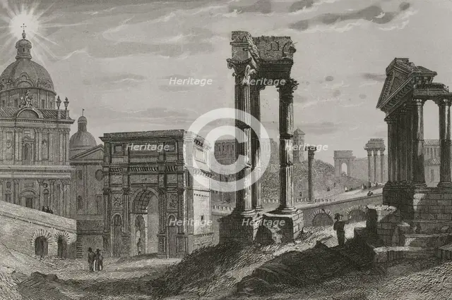 Rome, Italy, 1852.  Creator: Antonio Roca Sallent.