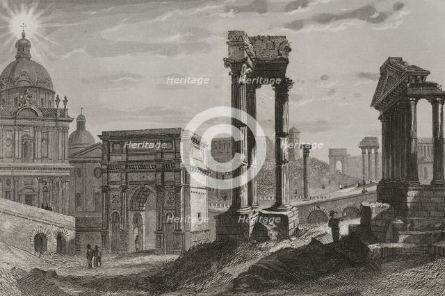 Rome, Italy, 1852.  Creator: Antonio Roca Sallent.