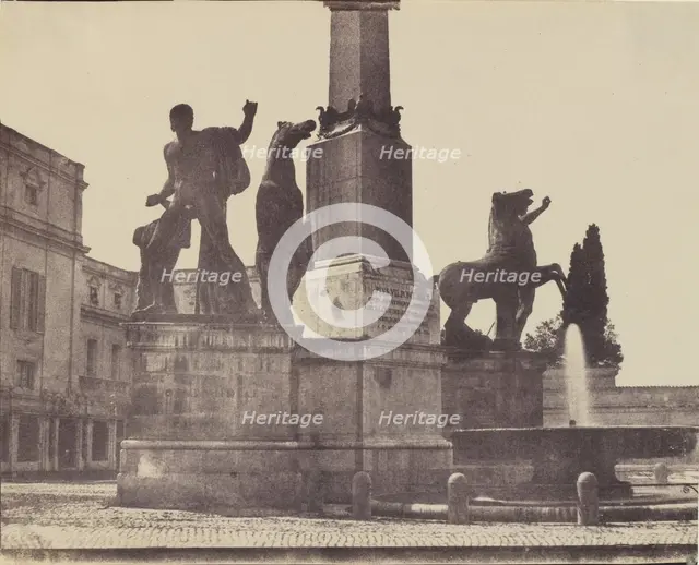 Rome, Quirinale, ca. 1855. Creator: Unknown.