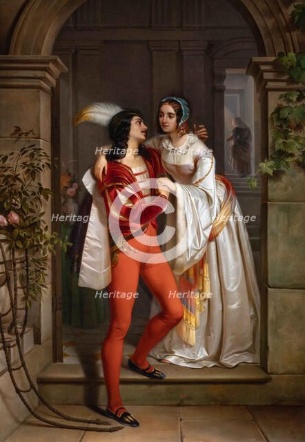 Romeo and Juliet, 1838. Creator: Dusi, Cosroe (1808-1859).