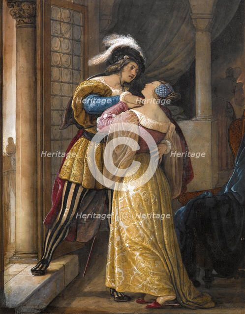 Romeo and Juliet, before 1881. Creator: Hayez, Francesco (1791-1882).
