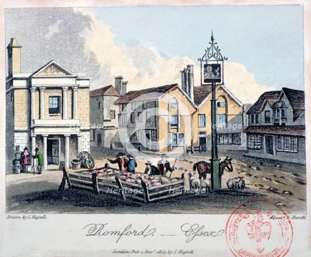 Romford, Essex, 1817.   Artist: Daniel Havell