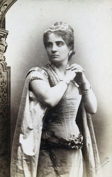 Romilda Pantaleoni in La Gioconda by Amilcare Ponchielli. Artist: Hatschek, Isidor