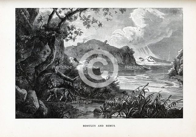 Romulus and Remus, 1882. Artist: Anonymous  