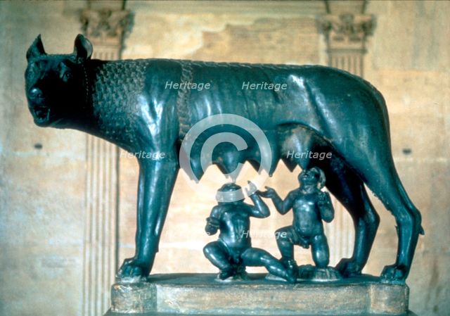 Romulus and Remus, c500 BC. Artist: Unknown