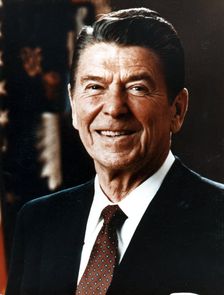 Ronald Reagan (1911- ), Former American President, 1985. Creator: Unknown