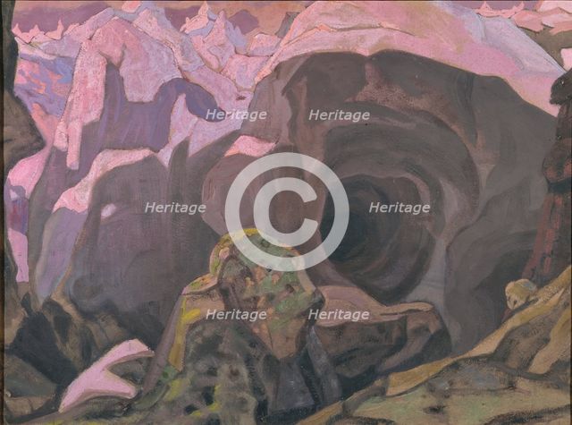 Rondane. Stage design for the theatre play Peer Gynt by H. Ibsen, 1911. Artist: Roerich, Nicholas (1874-1947)