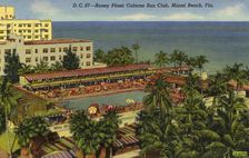 Roney Plaza Cabana Sun Club, Miami Beach, Florida, USA, 1941
