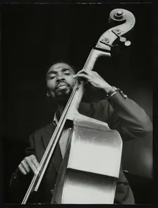 Ronnie Boykins playing at the Newport Jazz Festival, Ayresome Park, Middlesbrough, July 1978. Creator: Denis Williams
