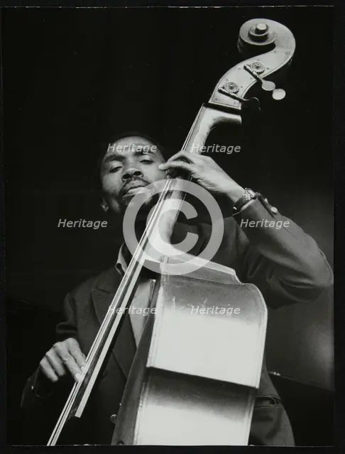 Ronnie Boykins playing at the Newport Jazz Festival, Ayresome Park, Middlesbrough, July 1978. Creator: Denis Williams.