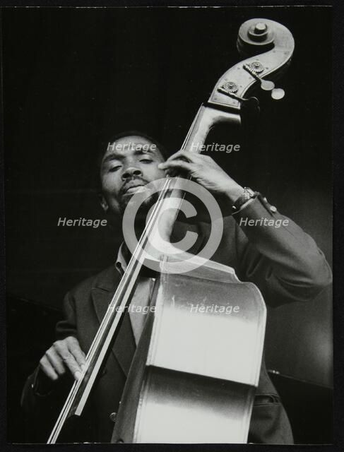 Ronnie Boykins playing at the Newport Jazz Festival, Ayresome Park, Middlesbrough, July 1978. Artist: Denis Williams