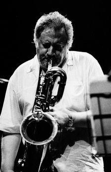 Ronnie Cuber, Brecon Jazz Festival, Brecon, Powys, Wales, 2003. Artist: Brian O'Connor