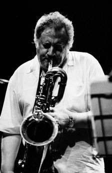 Ronnie Cuber, Brecon Jazz Festival, Brecon, Powys, Wales, 2003. Artist: Brian O'Connor