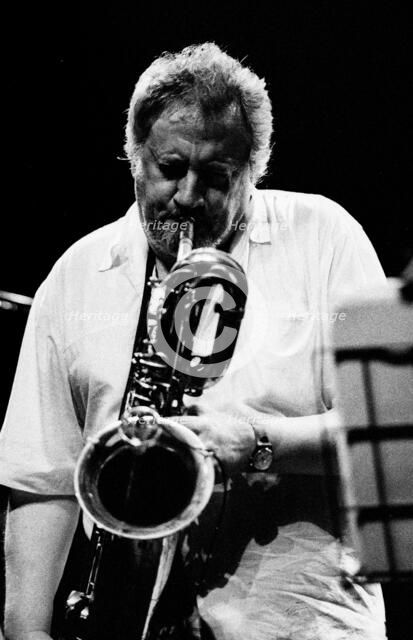 Ronnie Cuber, Brecon Jazz Festival, Brecon, Powys, Wales, 2003. Artist: Brian O'Connor.