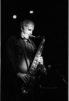 Ronnie Scott, Ronnie Scott's, 1980. Artist: Brian O'Connor