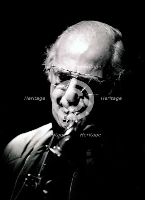 Ronnie Scott, Ronnie Scott's, London, 1992. Artist: Brian O'Connor