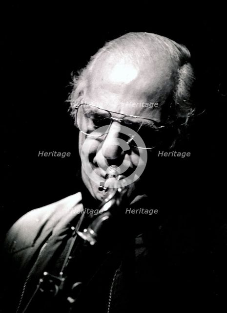Ronnie Scott, Ronnie Scott's, London, 1992. Artist: Brian O'Connor