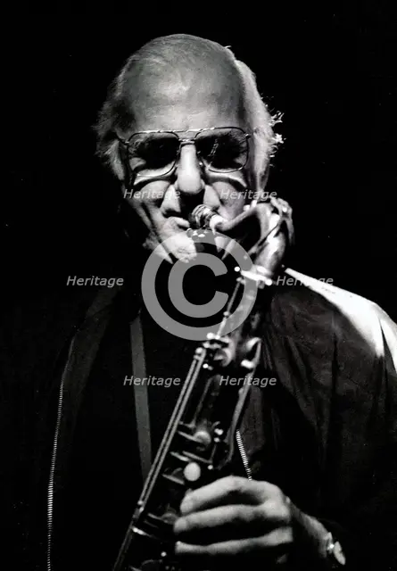 Ronnie Scott, Ronnie Scott's, London, 1992. Artist: Brian O'Connor