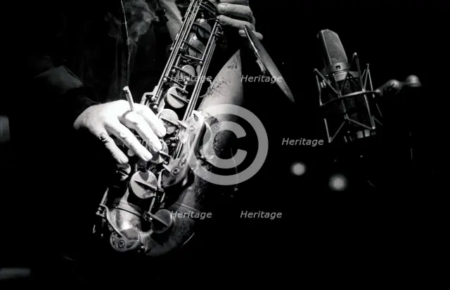Ronnie Scott, Ronnie Scott's, London, 1992. Artist: Brian O'Connor