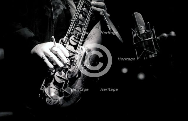Ronnie Scott, Ronnie Scott's, London, 1992. Artist: Brian O'Connor