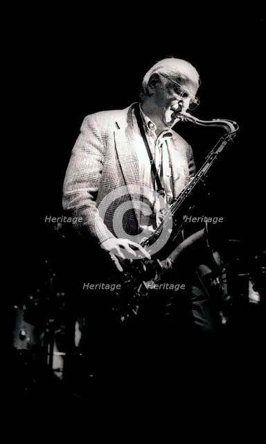 Ronnie Scott, Ronnie Scott's, Soho, London, 1994. Artist: Brian O'Connor.
