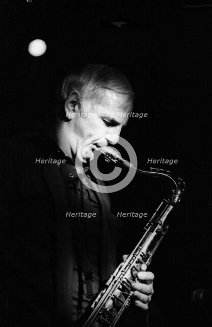 Ronnie Scott, Ronnie Scott's, 1980.   Artist: Brian O'Connor.