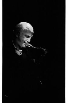 Ronnie Scott, Ronnie Scott's, 1984. Artist: Brian O'Connor