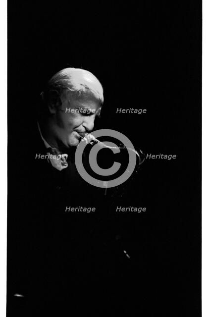 Ronnie Scott, Ronnie Scott's, 1984.    Artist: Brian O'Connor.