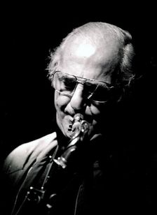 Ronnie Scott, Ronnie Scott's, London, 1992. Artist: Brian O'Connor