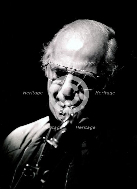 Ronnie Scott, Ronnie Scott's, London, 1992. Artist: Brian O'Connor