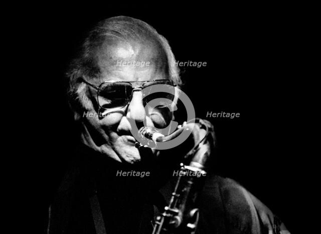 Ronnie Scott, Ronnie Scott's, London, 1992. Artist: Brian O'Connor