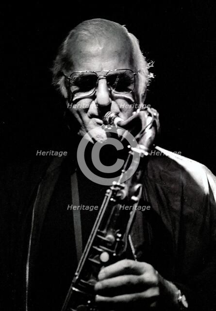 Ronnie Scott, Ronnie Scott's, London, 1992. Artist: Brian O'Connor