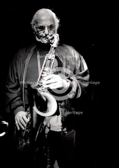 Ronnie Scott, Ronnie Scott's, London, 1992. Artist: Brian O'Connor