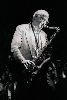 Ronnie Scott, Ronnie Scott's, London, 1994. Artist: Brian O'Connor