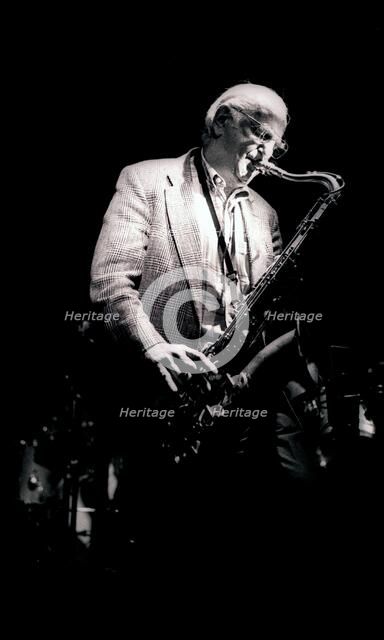 Ronnie Scott, Ronnie Scott's, Soho, London, 1994. Artist: Brian O'Connor.