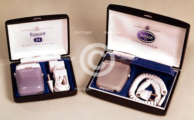 Ronson electric razors, c1960s. Creator: Arthur Charles Kirby Ware.