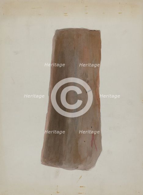 Roof Tile, c. 1936. Creator: Cecily Edwards.