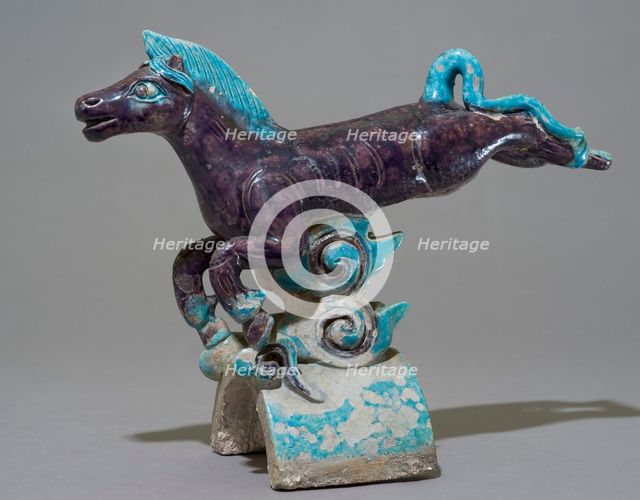 Roof tile in the form of a horse, 17th century. Artist: Unknown.