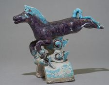 Roof tile in the form of a horse, 17th century