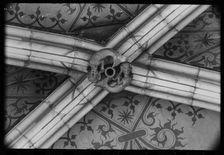 Roof boss, Beverley Minster, East Riding of Yorkshire, c1955-c1980. Creator: Ursula Clark