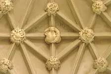 Roof bosses at Eltham Palace, London, 1999. Artist: J Bailey