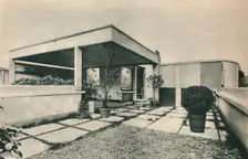 Roof Garden of a Private House at Auteuil. Architects, Le Corbusier and Pierre Jeanneret 1928. Artists: Pierre Jeanneret, Le Corbusier, Unknown
