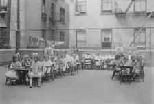Roof, Lenox Hill Settlement, between c1915 and c1920. Creator: Bain News Service