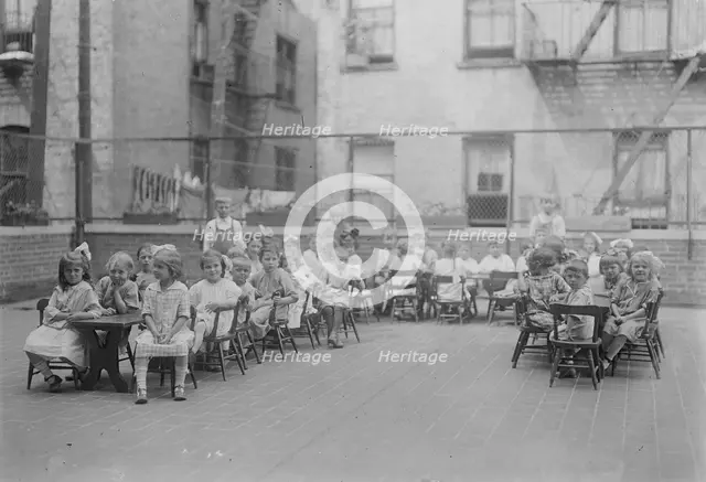 Roof, Lenox Hill Settlement, between c1915 and c1920. Creator: Bain News Service.