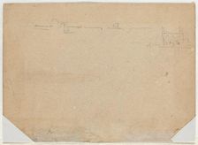 Roof Line [verso], 1862. Creator: Winslow Homer
