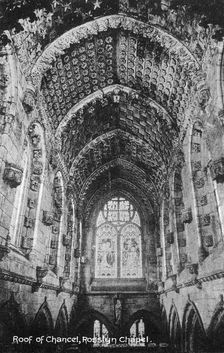 Roof of the Chancel, Rosslyn Chapel, Midlothian, Scotland, 20th century